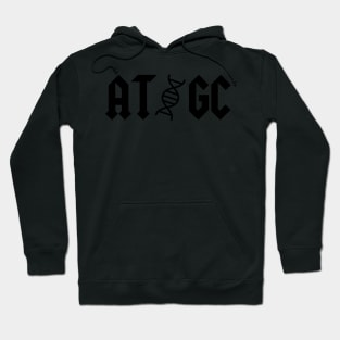 AT GC AC/DC Molecular Biology genetic code black Hoodie